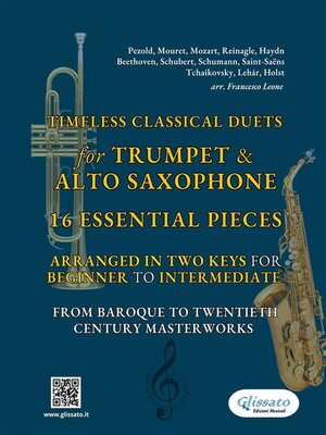 cover image of Timeless Classical Duets for Trumpet & Alto Saxophone